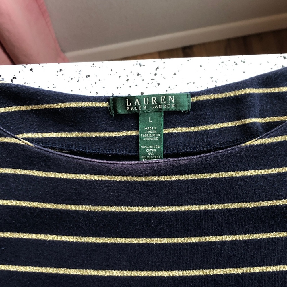 Lot of 3 Ralph Lauren shirts size large in used condition cotton blend - Picture 9 of 11